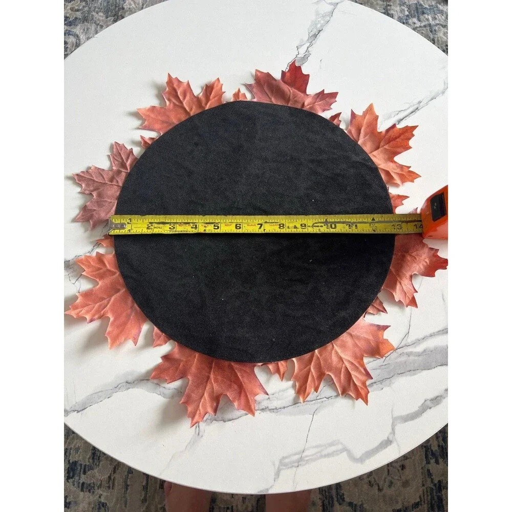 Artificial Autumn Maple Leaf Table Placemat / Centerpiece Mat (14